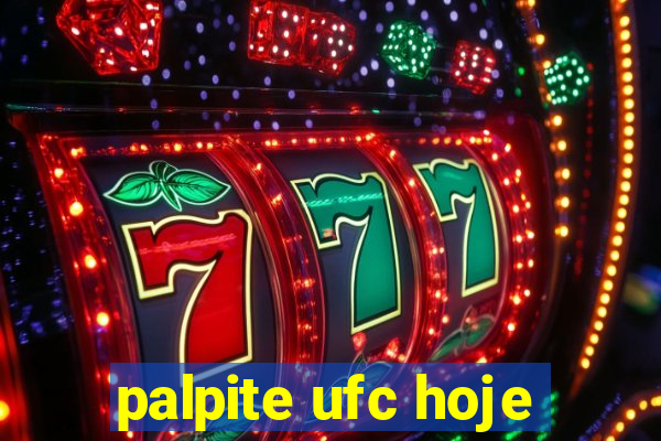 palpite ufc hoje